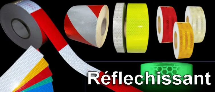 Autocollant réfléchissant
